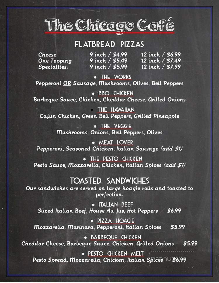 Menu page 3