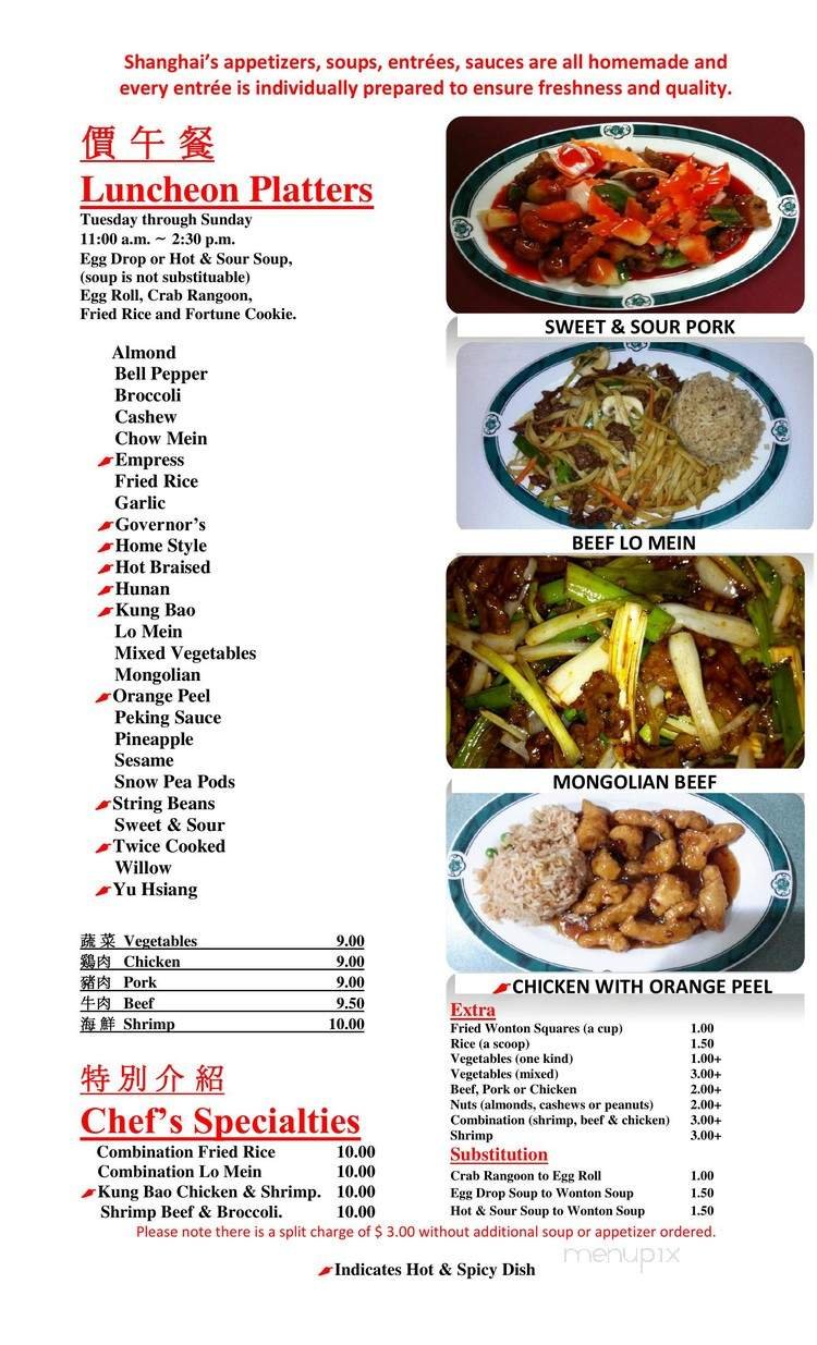Menu page 2