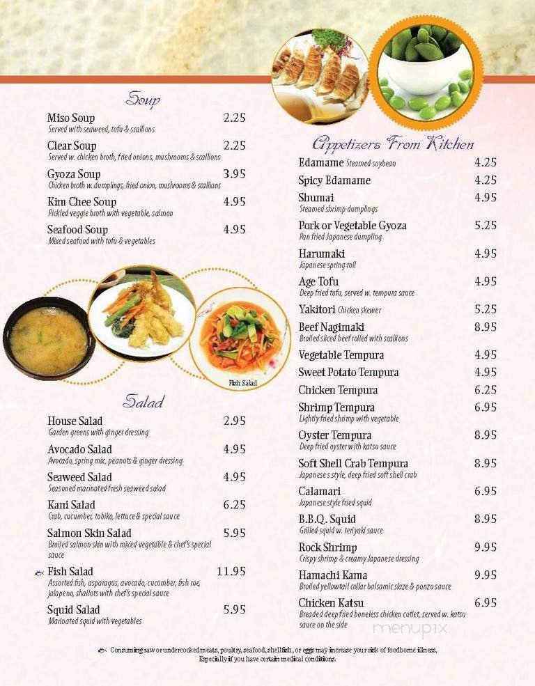 Menu page 2