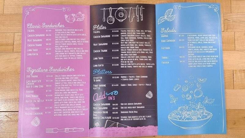 Menu page 2
