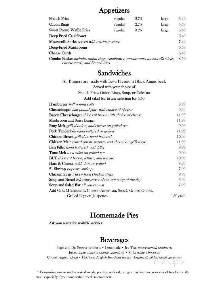 Menu page 2