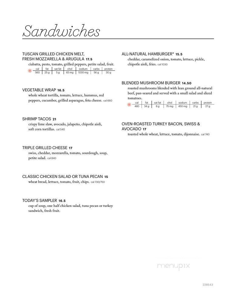 Menu page 6