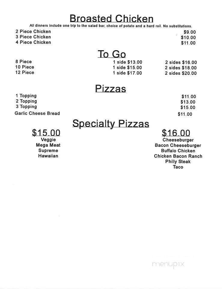 Menu page 2