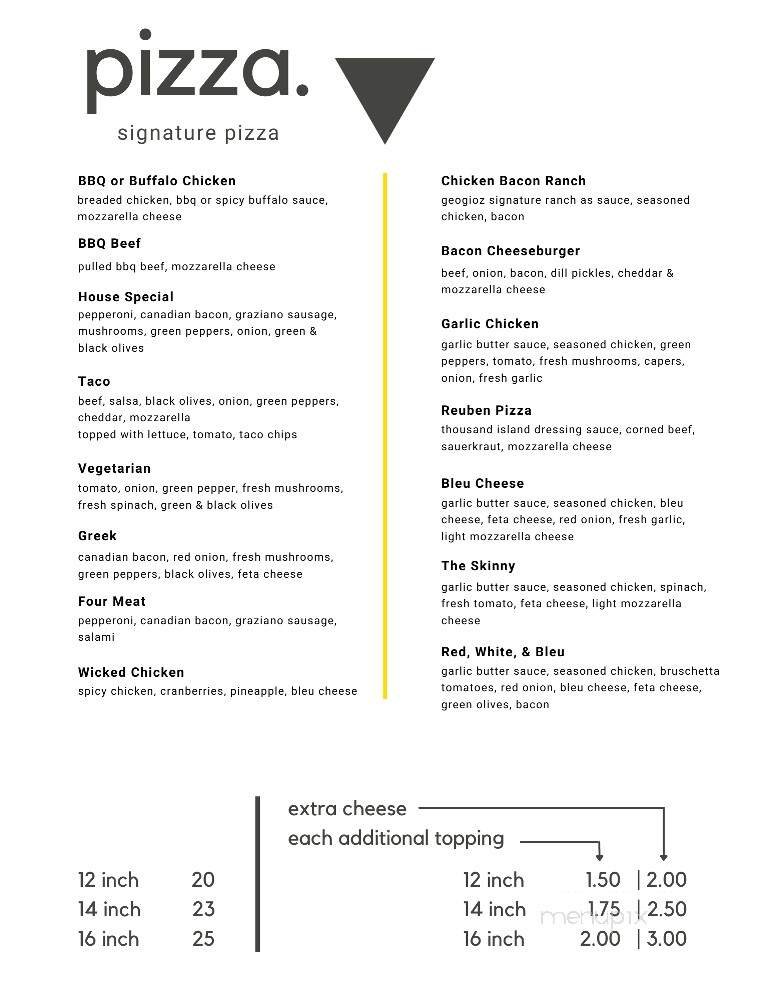 Menu page 2
