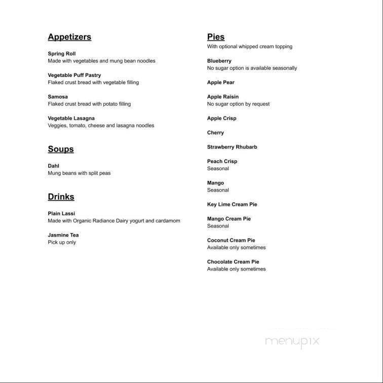 Menu page 2
