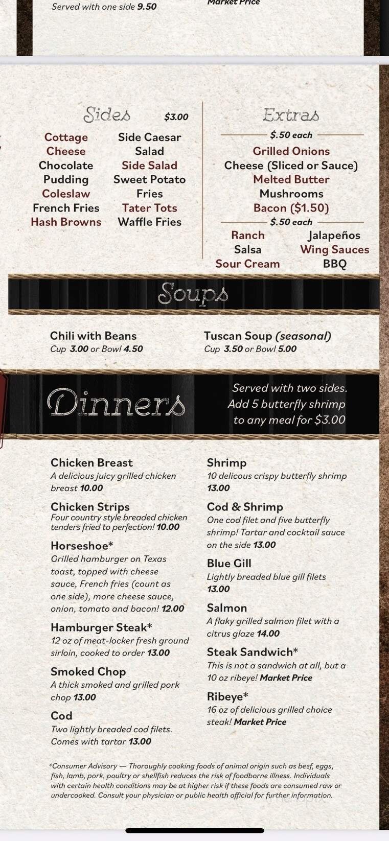 Menu page 2