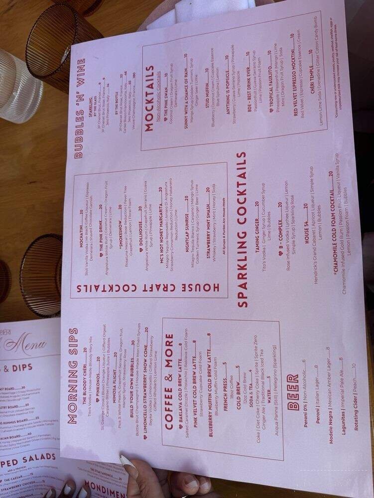 Menu page 1