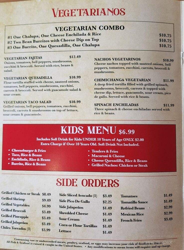 Menu page 3