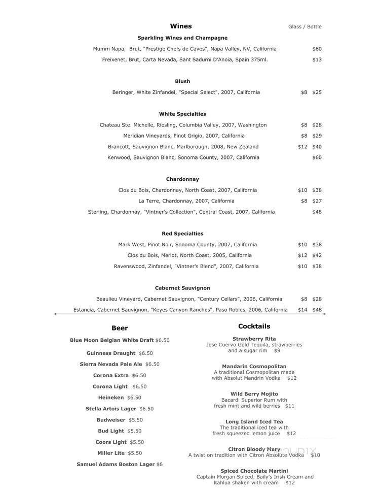 Menu page 2