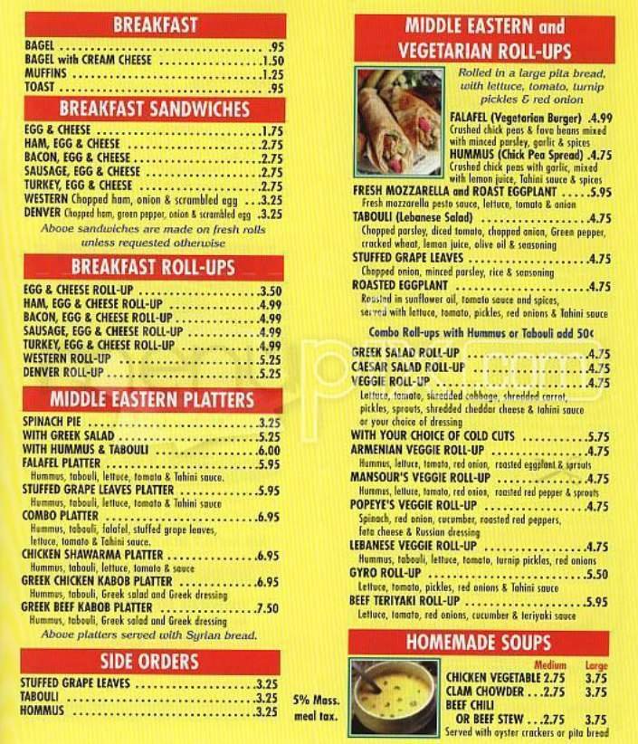 Menu page 2