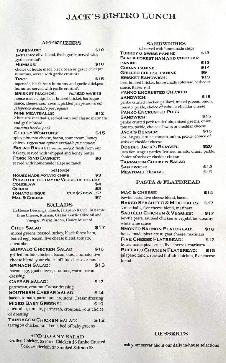 Menu page 2