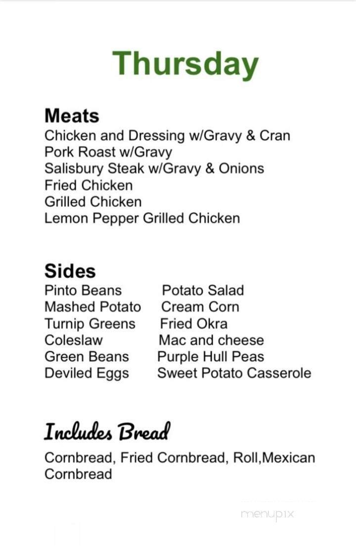 Menu page 4
