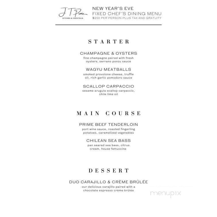 Menu page 1