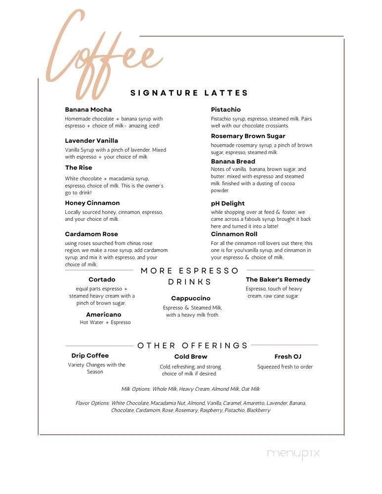 Menu page 2