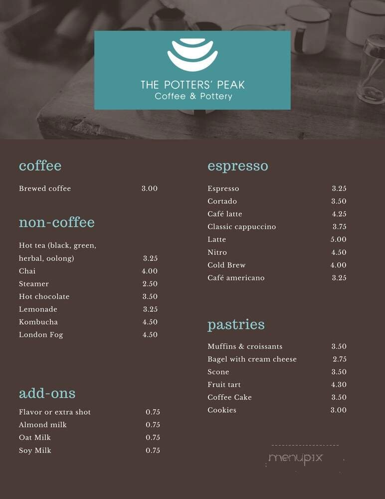 Menu page 1