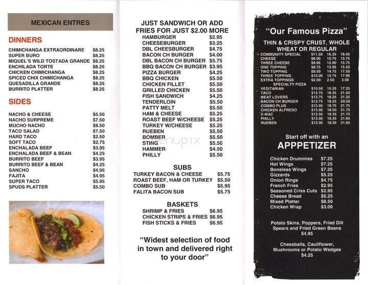 Menu page 2