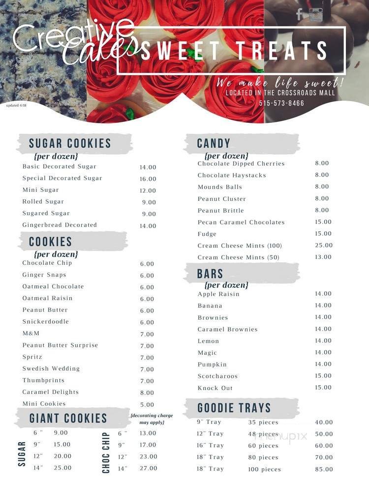 Menu page 2