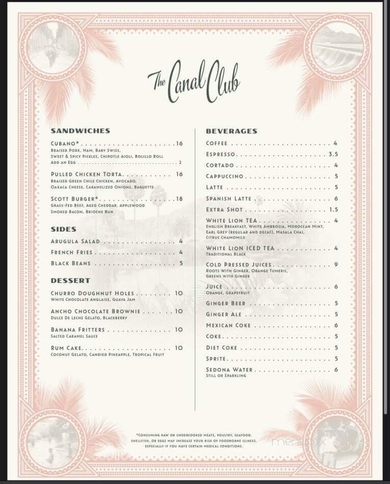 Menu page 2