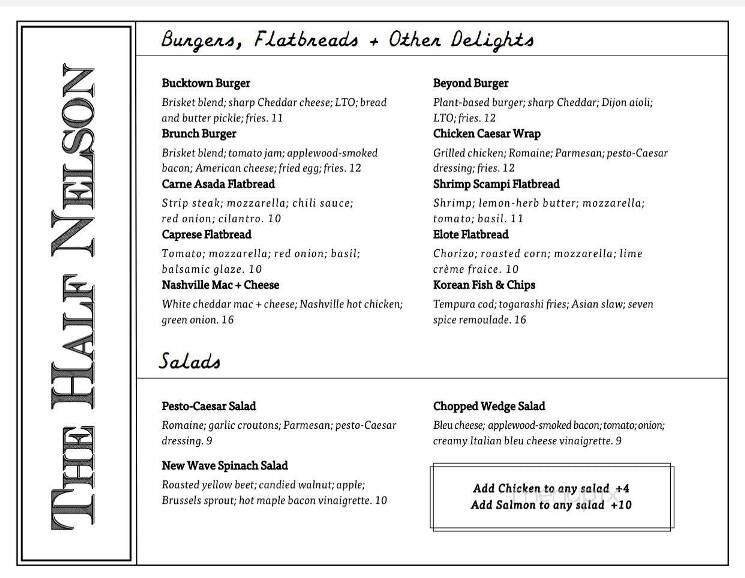 Menu page 2
