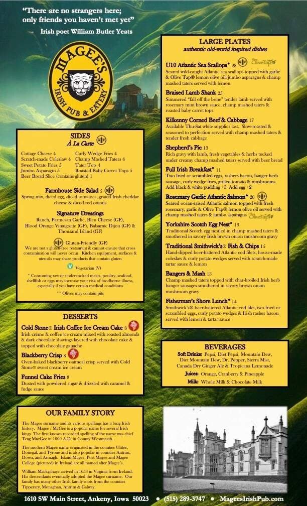 Menu page 2