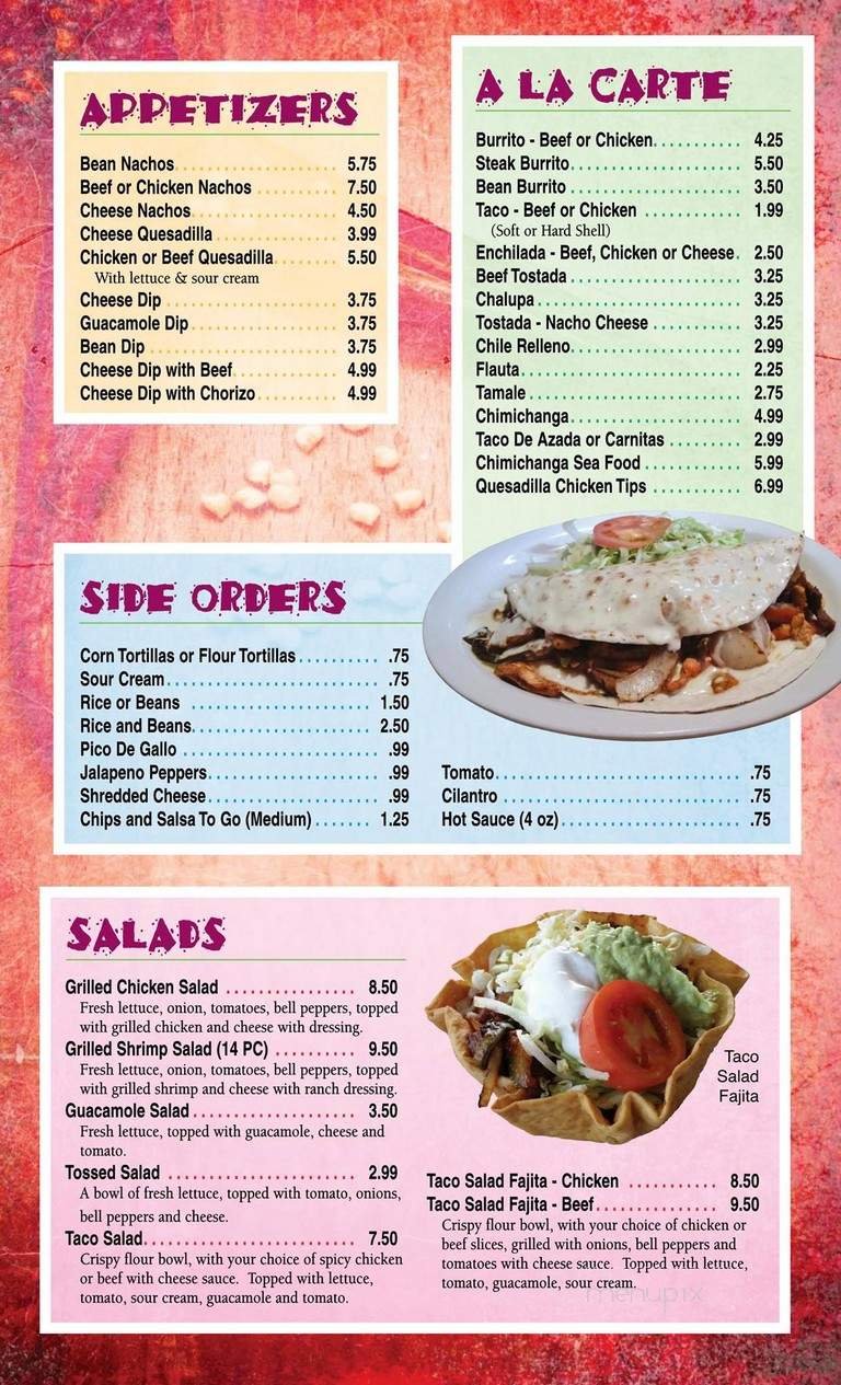 Menu page 2