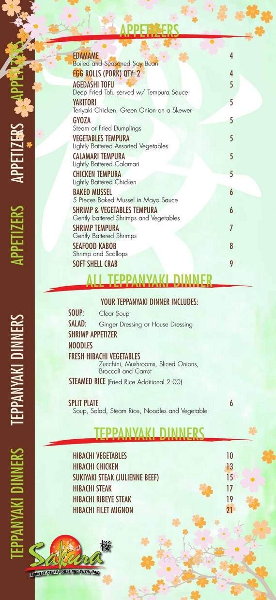 Menu page 2