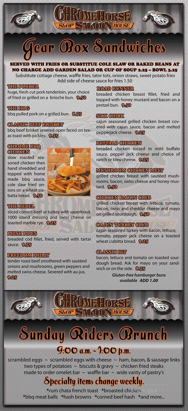 Menu page 2