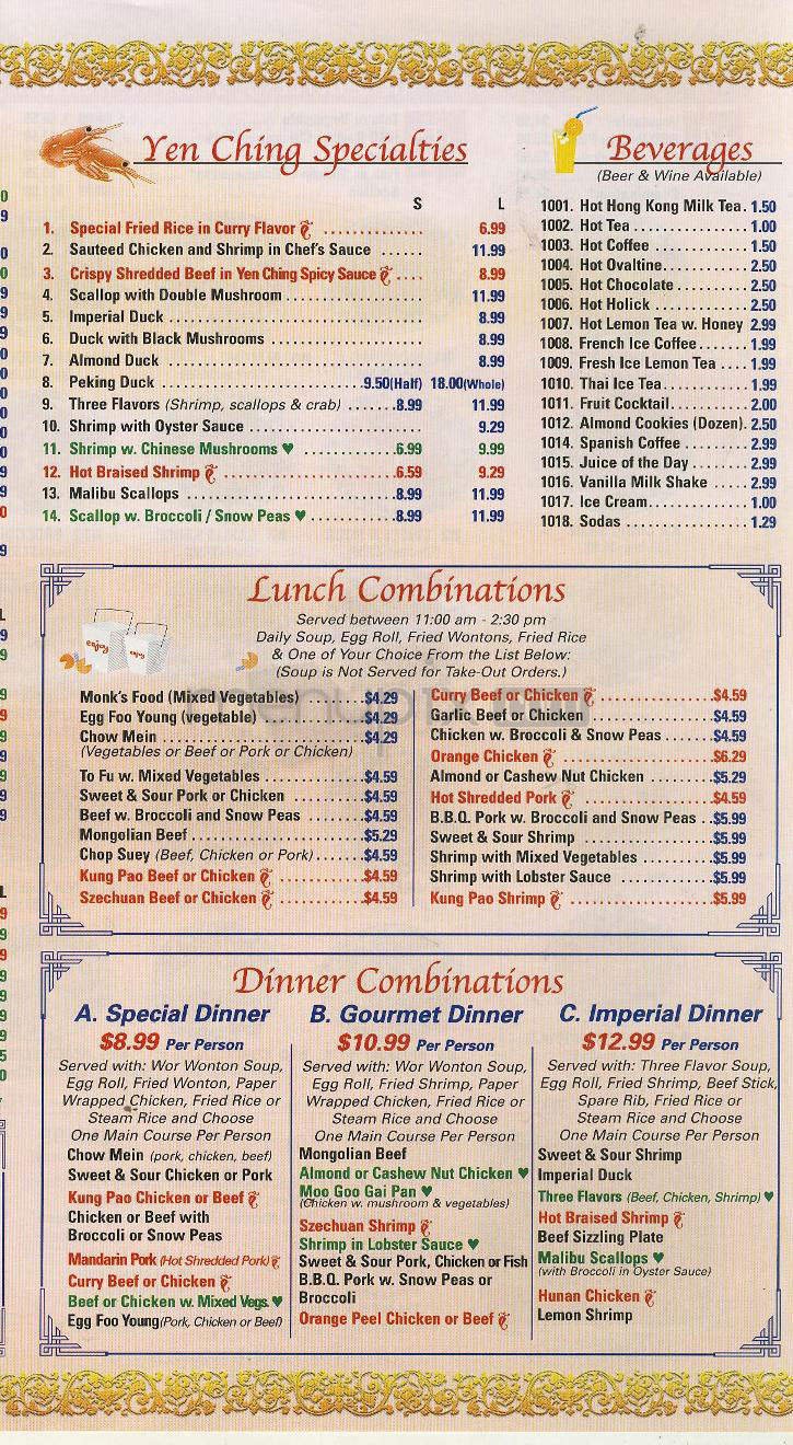 Menu page 2