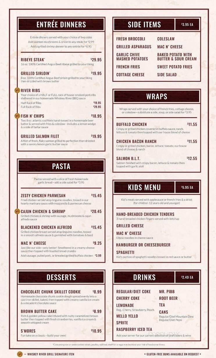 Menu page 2