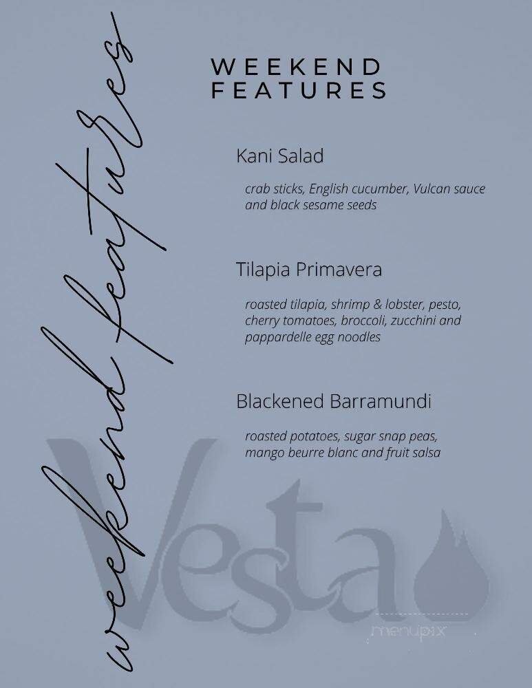 Menu page 1