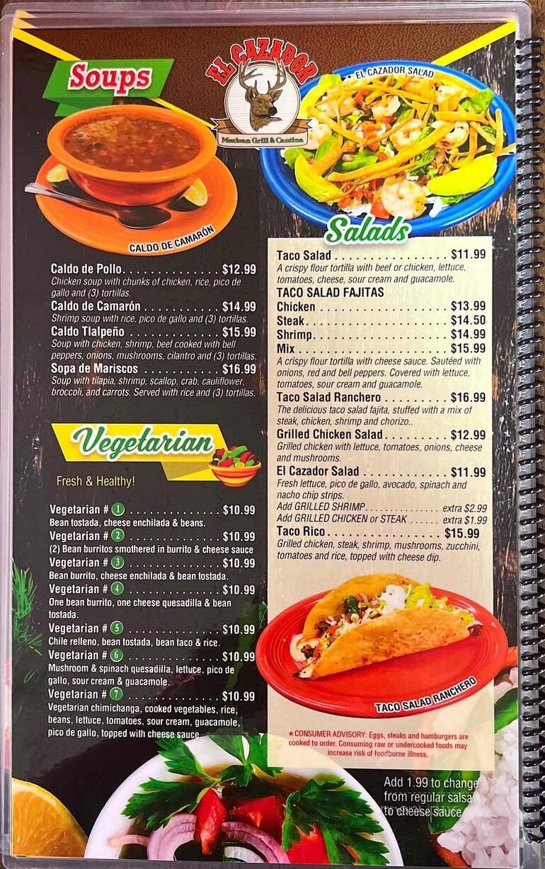 Menu page 2