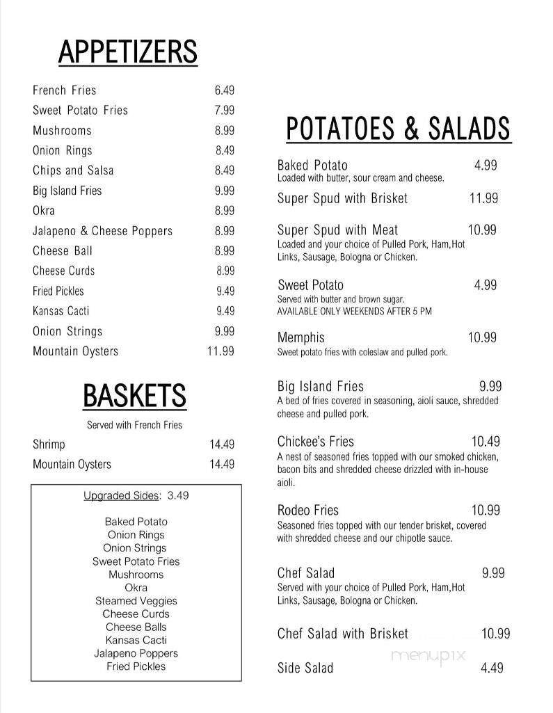 Menu page 1