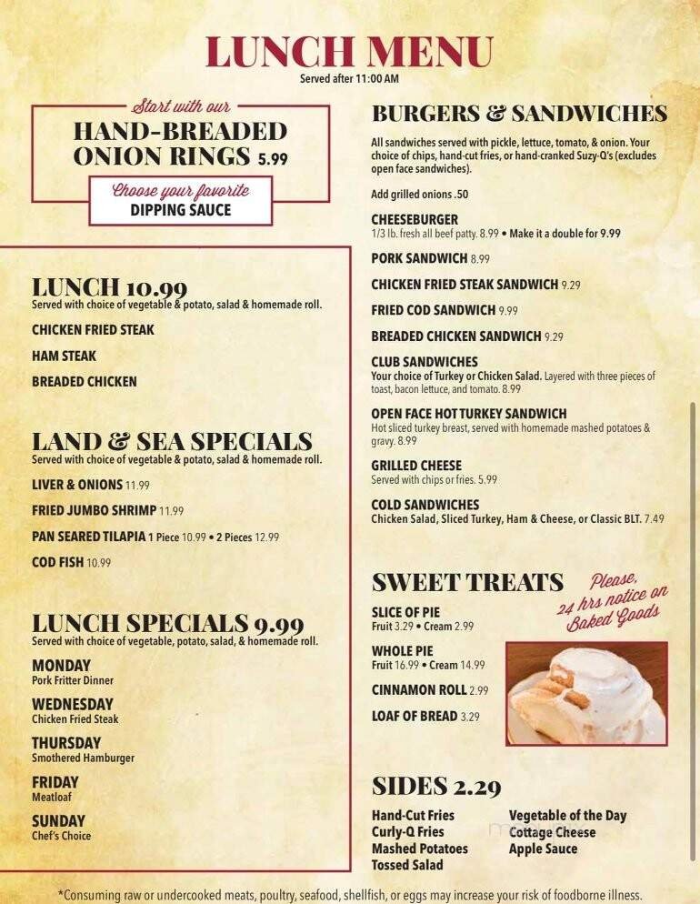 Menu page 2