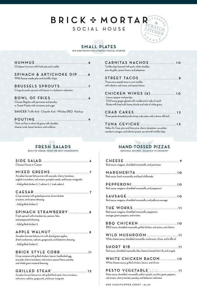 Menu page 2
