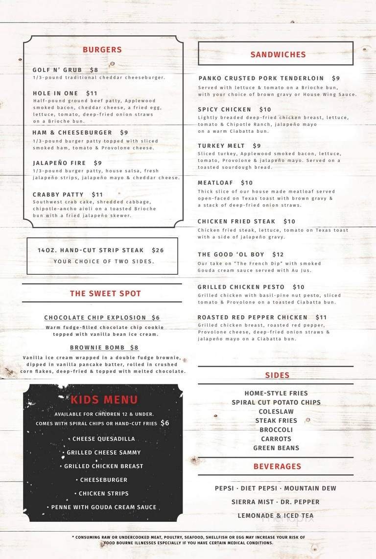 Menu page 2