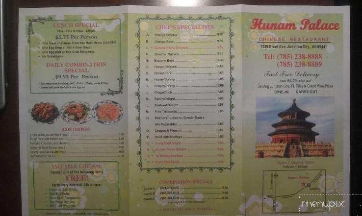 Menu page 2