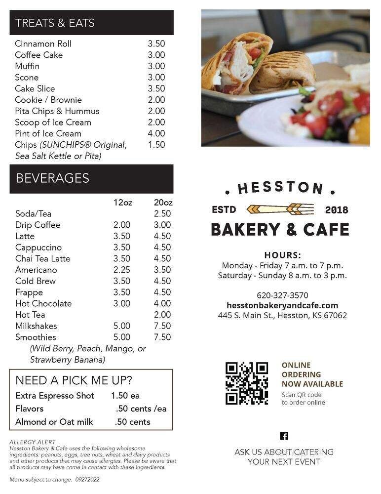 Menu page 2