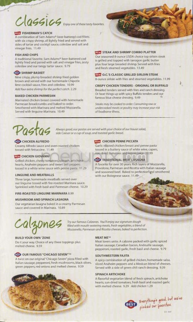 Menu page 5