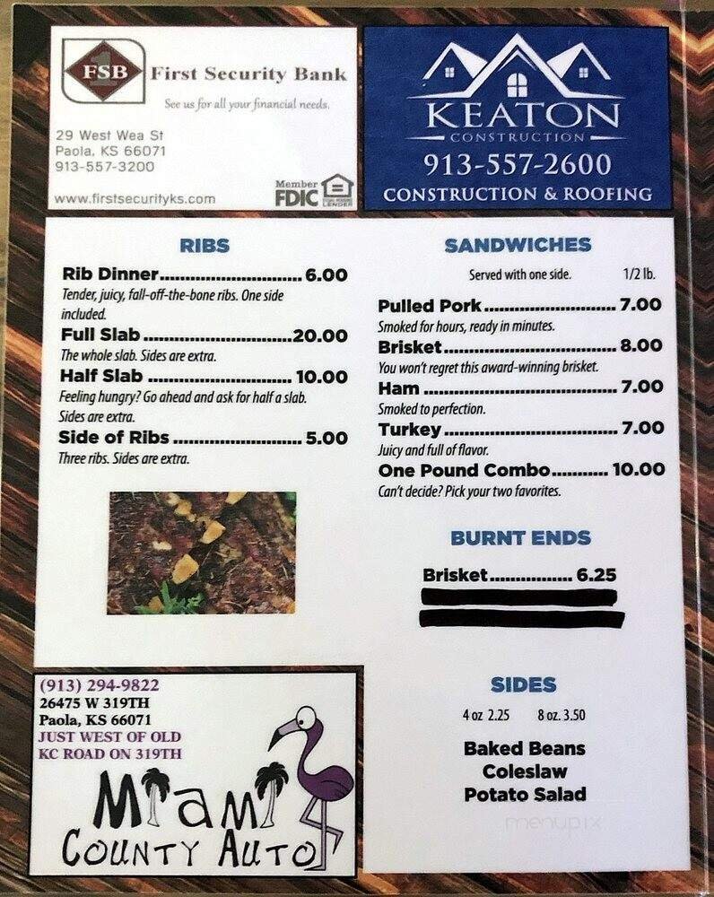 Menu page 2