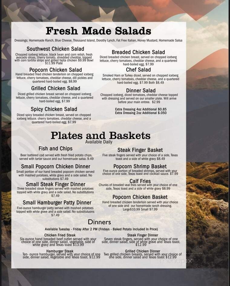 Menu page 2