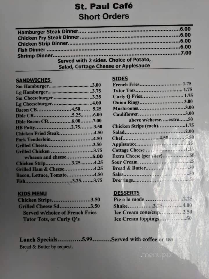 Menu page 2