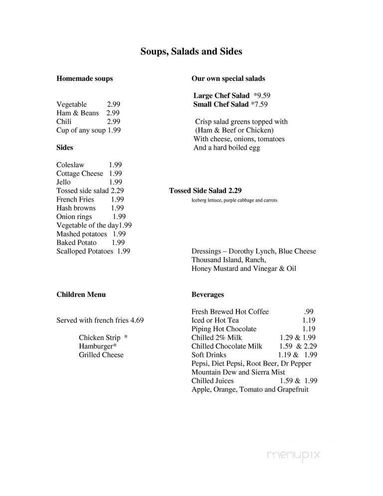 Menu page 2