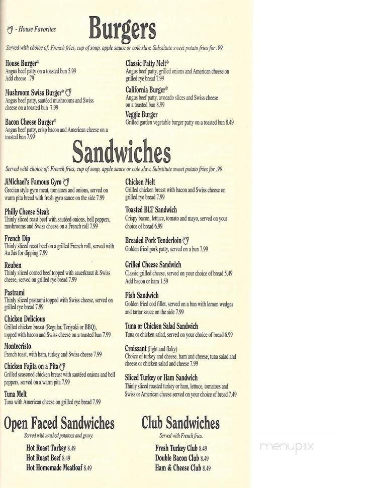 Menu page 3