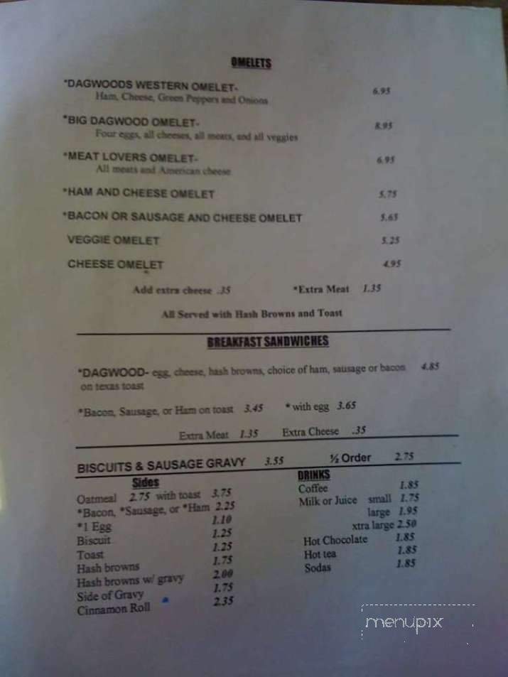 Menu page 1