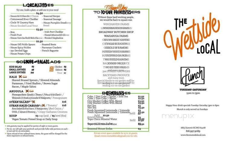 Menu page 2