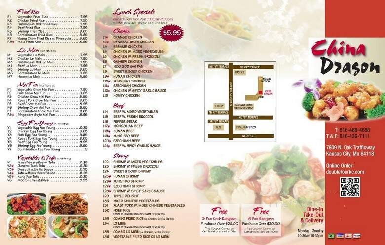 Menu page 1