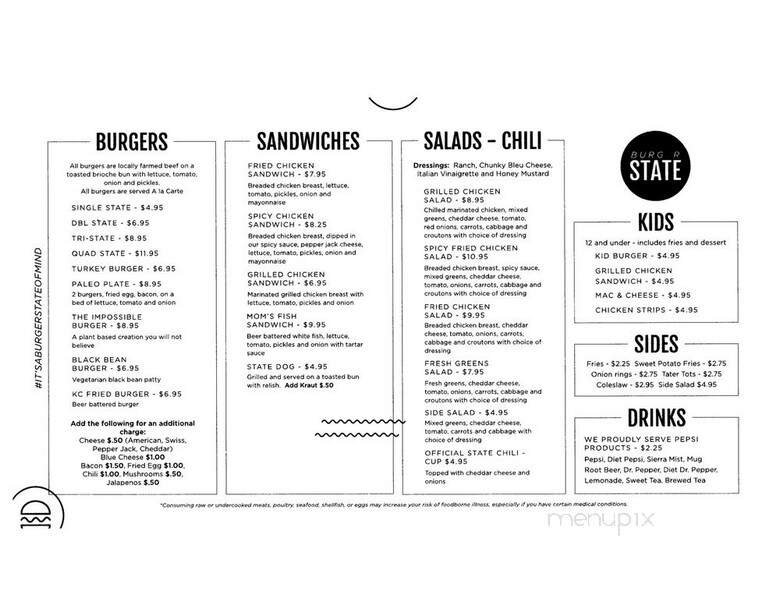 Menu page 1