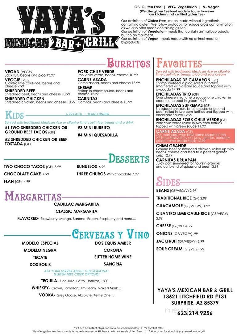 Menu page 2