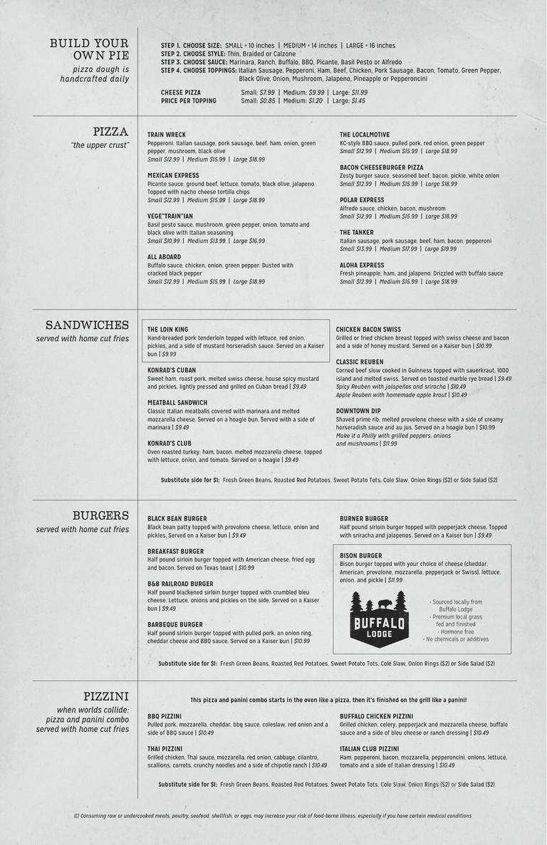 Menu page 2