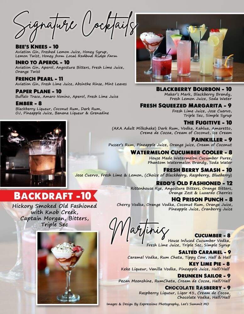 Menu page 1